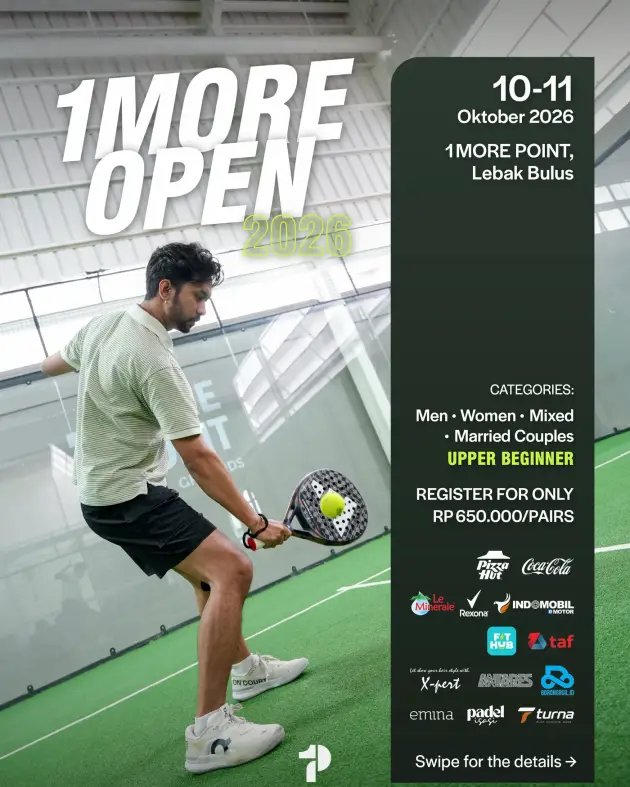 1MORE OPEN 2026 tournament poster